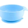 Chicco Take Eat Easy Ciotola in silicone con ventosa colore azzurro 6m+