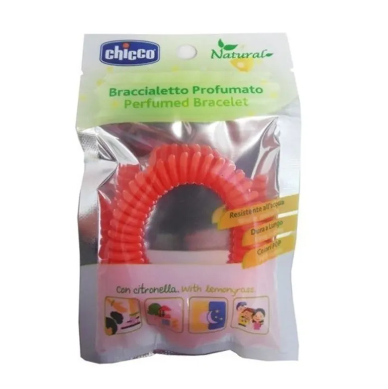 Chicco Zanza Bracciale Antizanzara In Plastica Colori Assortiti