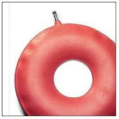 Ciambella Invalidi Gonfiabile In Gomma Deluxe In Sacchetto 40cm Diametro