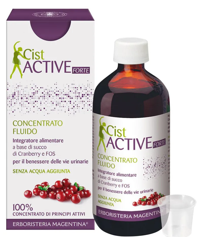 Cist Active Forte fluido concentrato per il benessere delle vie urinarie 250ml