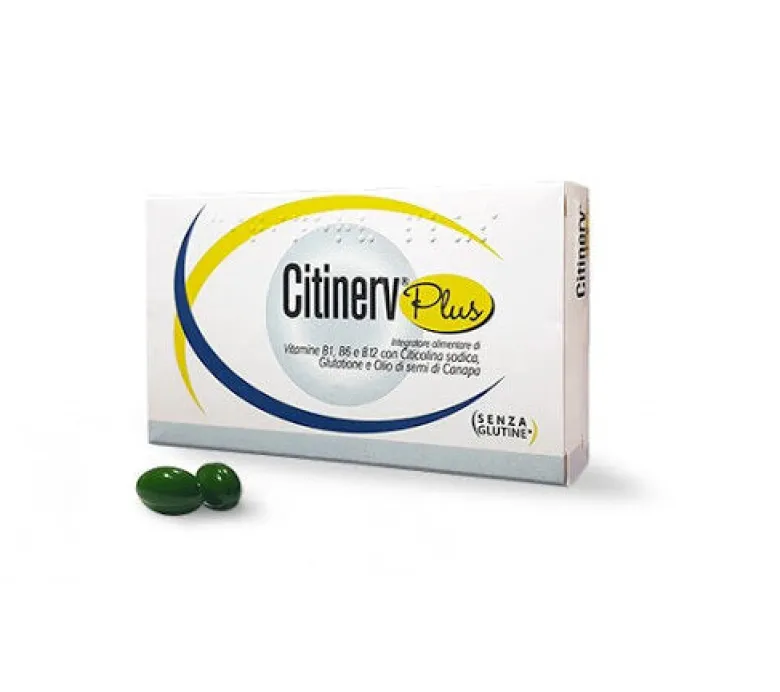 Citinerv Plus per il benessere del sistema nervoso 30 capsule molli