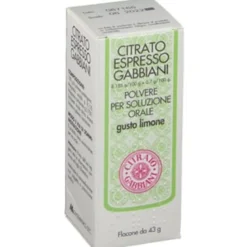 Citrato Espresso Gabbiani soluzione per polvere orale Gusto Limone 43g