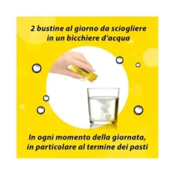 Citrosodina Effervescente Integratore Alimentare Digestivo con Calcio al Limone 20 Bustine
