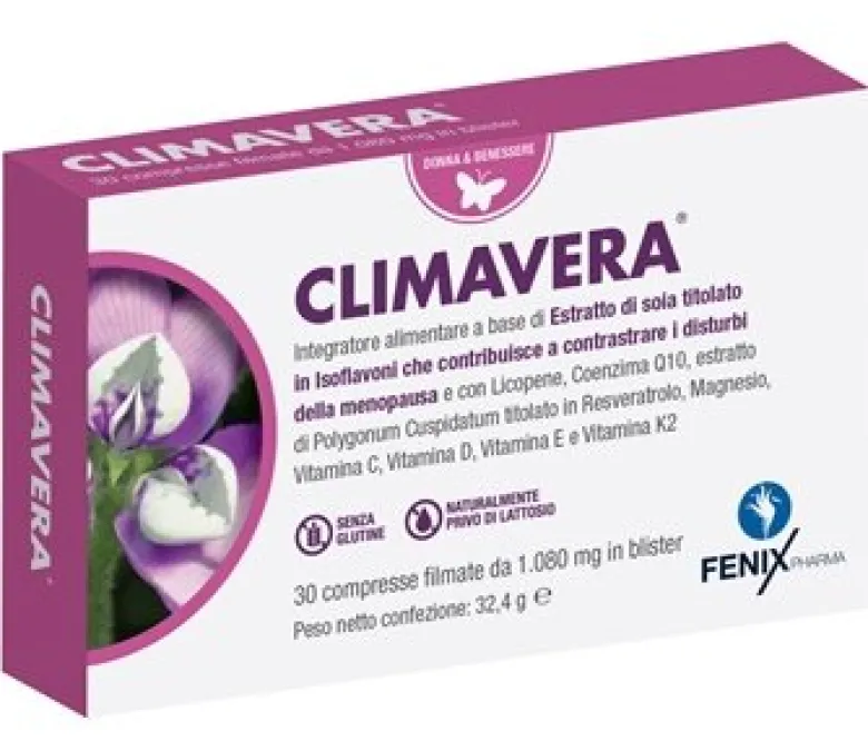 Climavera utile per la menopausa 30 compresse