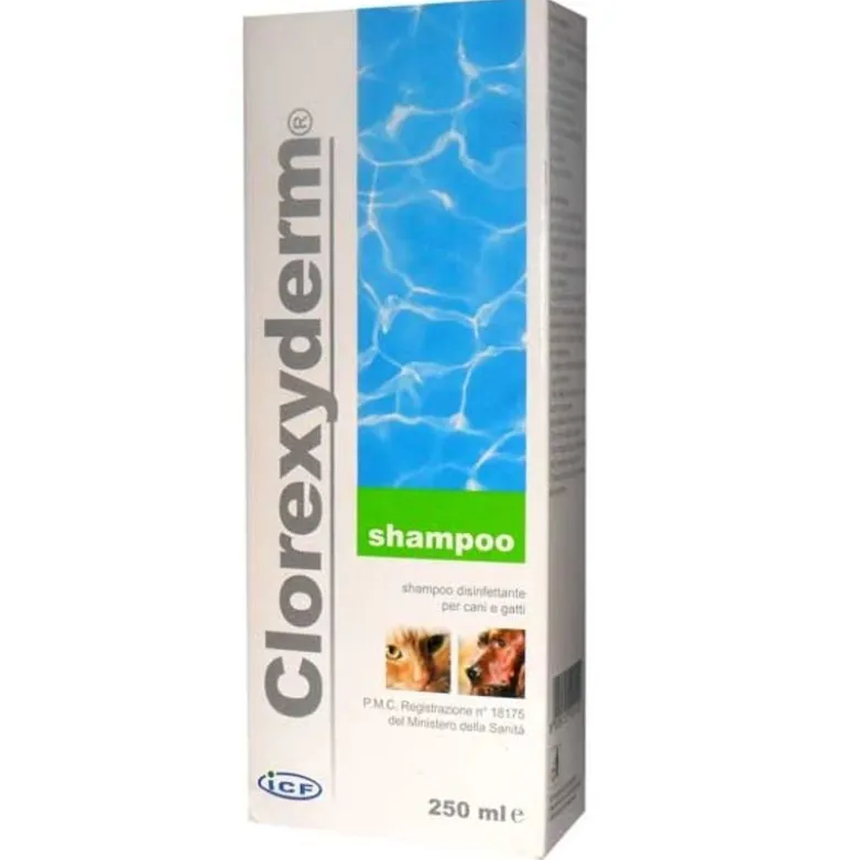 Clorexyderm Shampoo 4% Cani 250ml Antibatterico Efficace