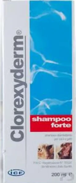 Clorexyderm Shampoo Forte Cani 200ml