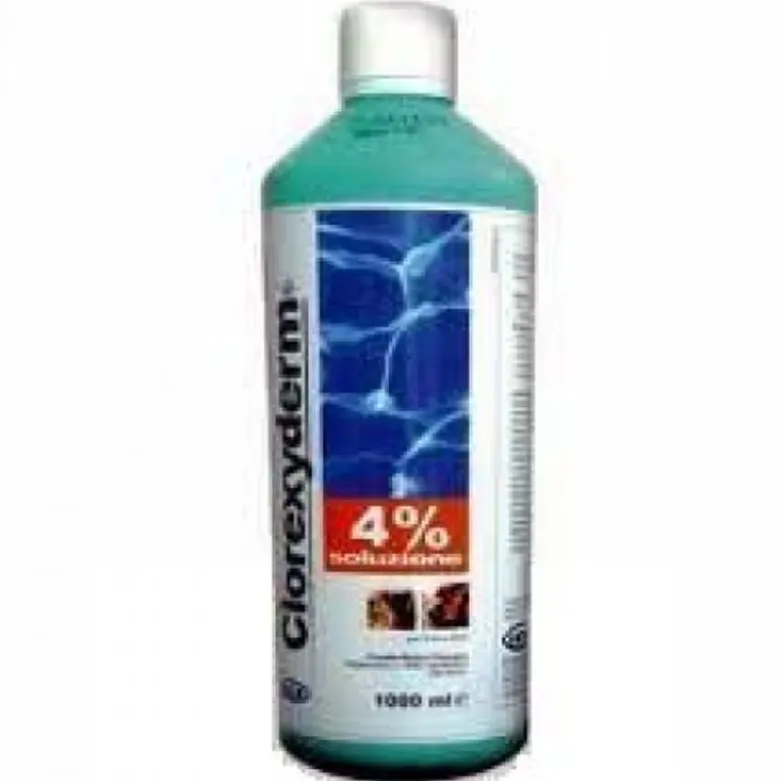 Clorexyderm Soluzione 4% 1000ml - Antisettico per Animali