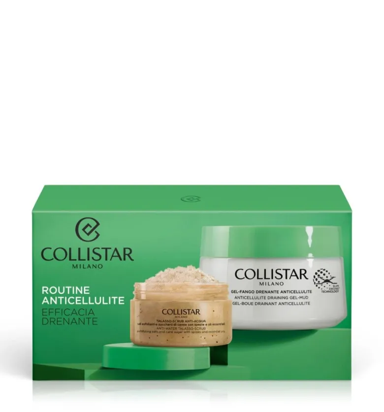 Collistar Cofanetto Routine Anticellulite Talasso Scrub Anti-acqua 150g + Gel Fango Drenante 400ml
