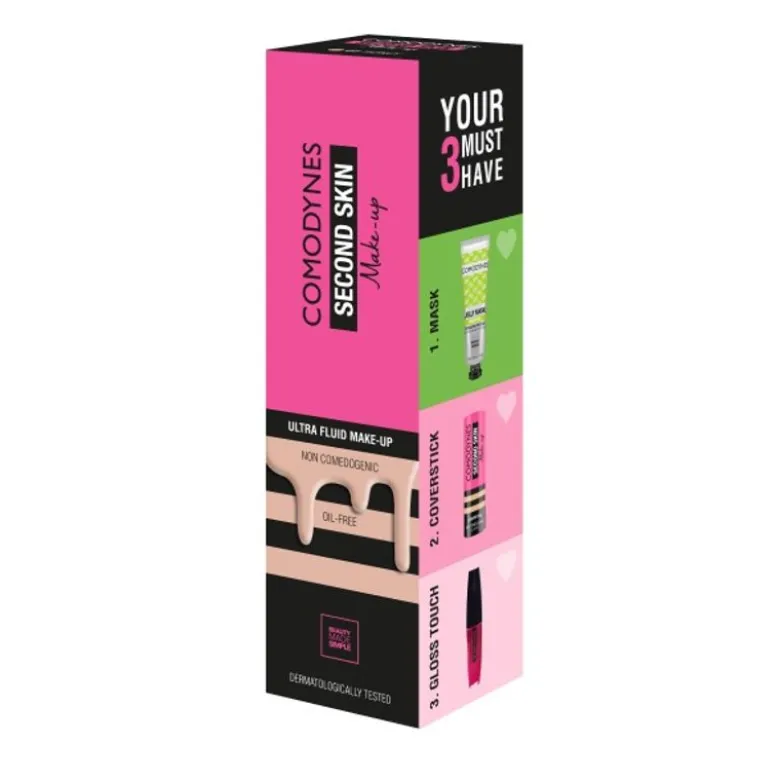 Comodynes Ultra Fluid Make Up Fondotinta Fluido Colore N.03 Caramel 30ml