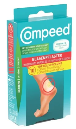 Compeed Cerotti Per Vesciche Medi Extreme 10 Pezzi - Sollievo Rapido