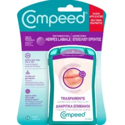 Compeed Herpes Labiale 15 Pezzi - Sollievo Immediato e Discreto