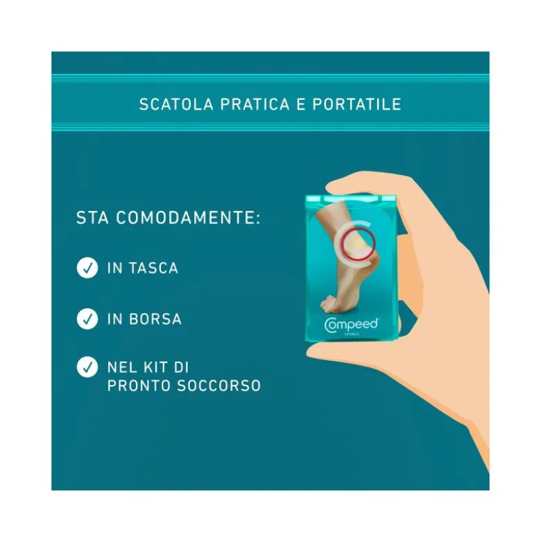 Compeed Sollievo Immediato cerotti per vesciche taglia media 5 pezzi