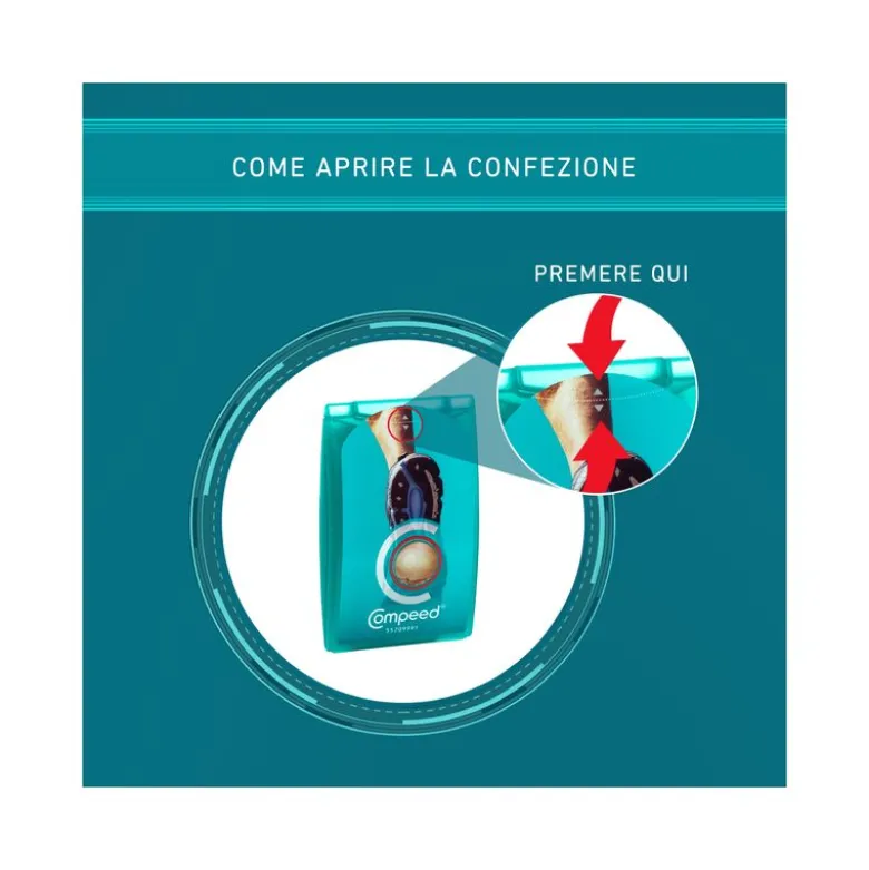Compeed Sport cerotti per vesciche alla pianta del piede 5 pezzi