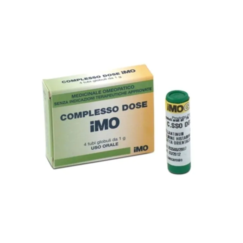 Complesso Dose medicinale omeopatico 4 tubi globuli da 1g