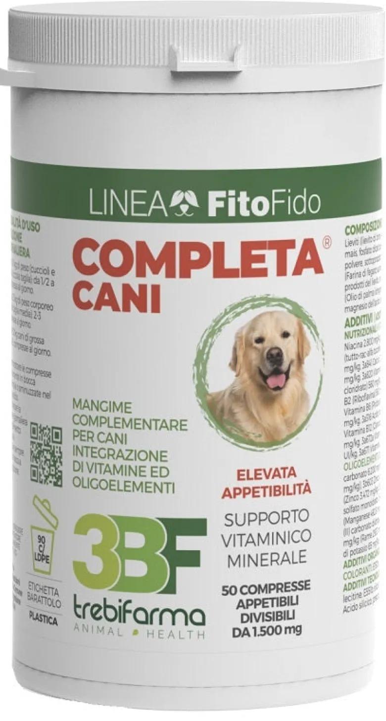 Completa cani supporto vitaminico minerale 50 compresse