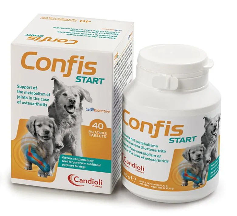 Confis Start Mangime Complementare Cani - 40 Compresse