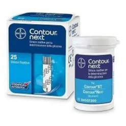 Contour next25 strisce reattive per la determinazione della glicemia