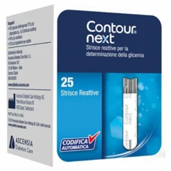 Contour next25 strisce reattive per la determinazione della glicemia