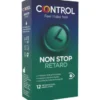 Control New Non Stop Retard 12 Pezzi Preservativi a Lunga Durata