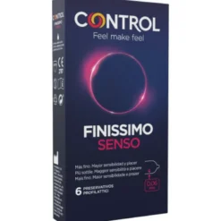 Control Preservativi Finissimo Senso in lattice di gomma naturale 6 profilattici
