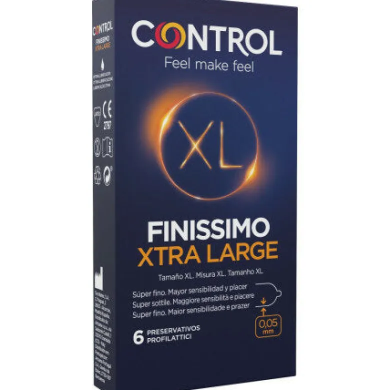 Control Preservativi Finissimo Original XL 6 Pezzi