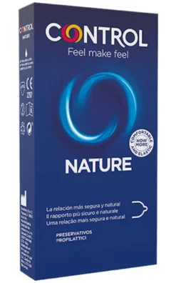 Control Preservativi Nature in lattice di gomma naturale 12 profilattici