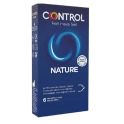 Control Preservativi Nature in lattice di gomma naturale 6 profilattici