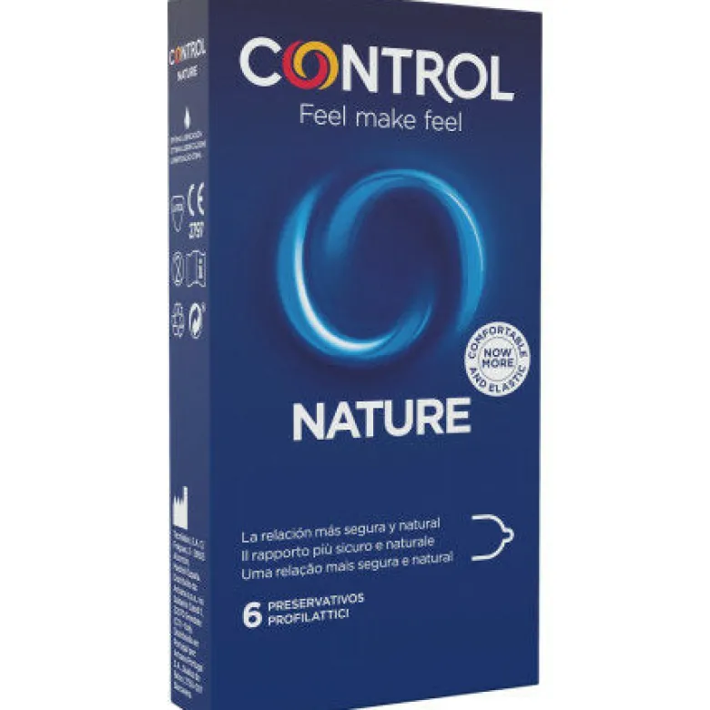 Control Preservativi Nature in lattice di gomma naturale 6 profilattici