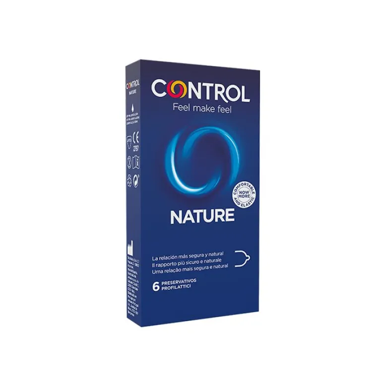Control Preservativi Nature in lattice di gomma naturale 6 profilattici
