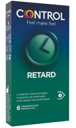 Control Preservativi Retard in lattice di gomma naturale 6 profilattici
