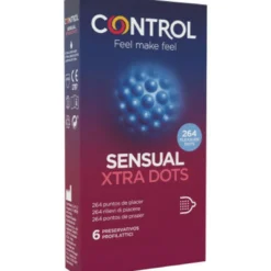 Control Sensual Xtra Dots 6 Preservativi