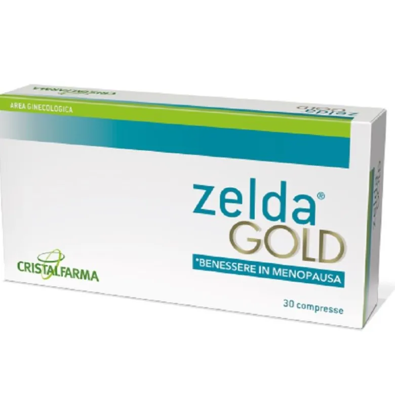 Cristalfarma Zelda Gold contrasta i disturbi della menopausa 30 compresse