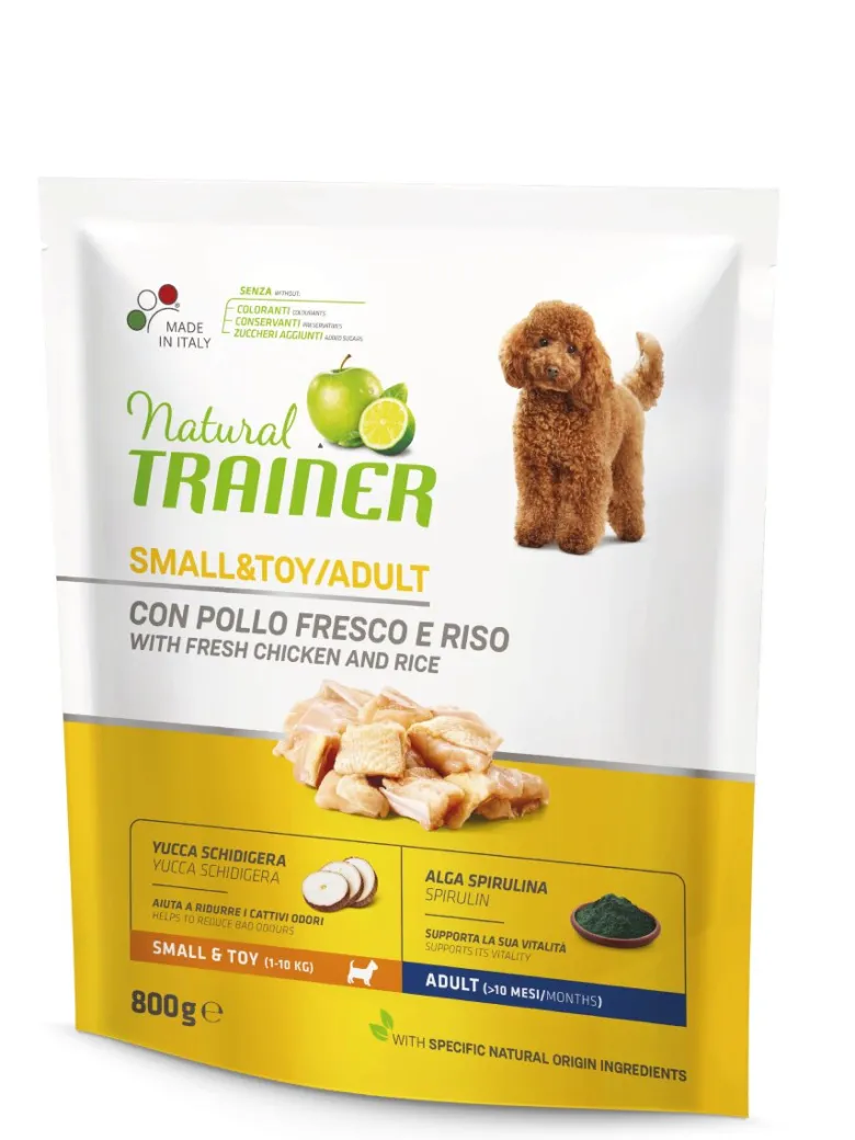 Crocchette Pollo E Riso Per Cani Adulti Taglia Mini