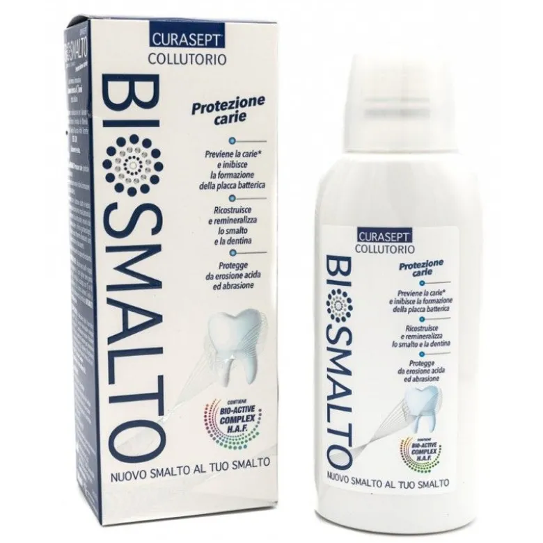 Curasept Biosmalto Collutorio 300ml - Protezione Carie Efficace