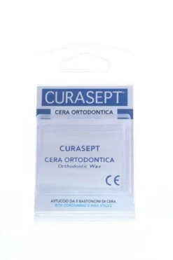 Curasept Cera Ortodontica Wax astuccio con 5 bastoncini