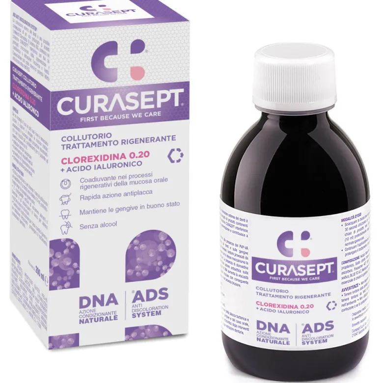 Curasept Collutorio ADS + DNA Rigenerante 200ml Ora Disponibile