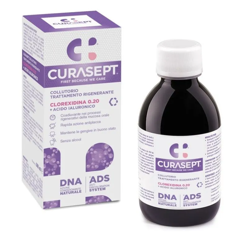 Curasept Collutorio ADS + DNA Rigenerante 200ml Ora Disponibile