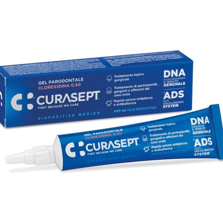 Curasept Gel Paradontale Antiplacca 0,5% Clorexidina ADS + DNA 30ml