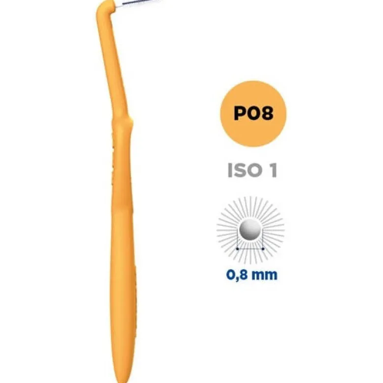 Curasept Proxi Prevention scovolino con testina angolata 08mm arancione 5 pezzi
