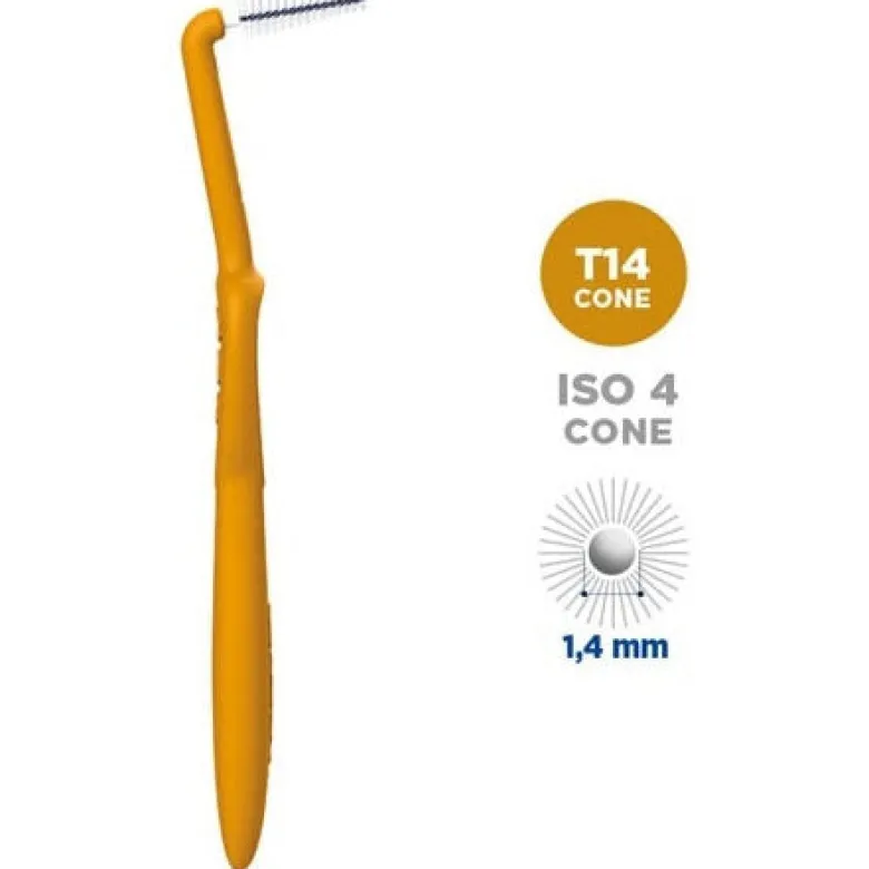 Curasept Proxi Treatment scovolino angolare T14 misura 1.4mm ocra 5 pezzi