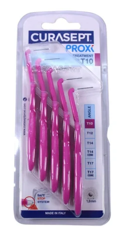 Curasept Proxi Treatment scovolino angolare T10 misura 1,0 mm fuxia 5 pezzi