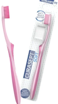 Curasept Soft spazzolino Extra Soft 012 previene le lesioni gengivali 1 pezzo colori assortiti