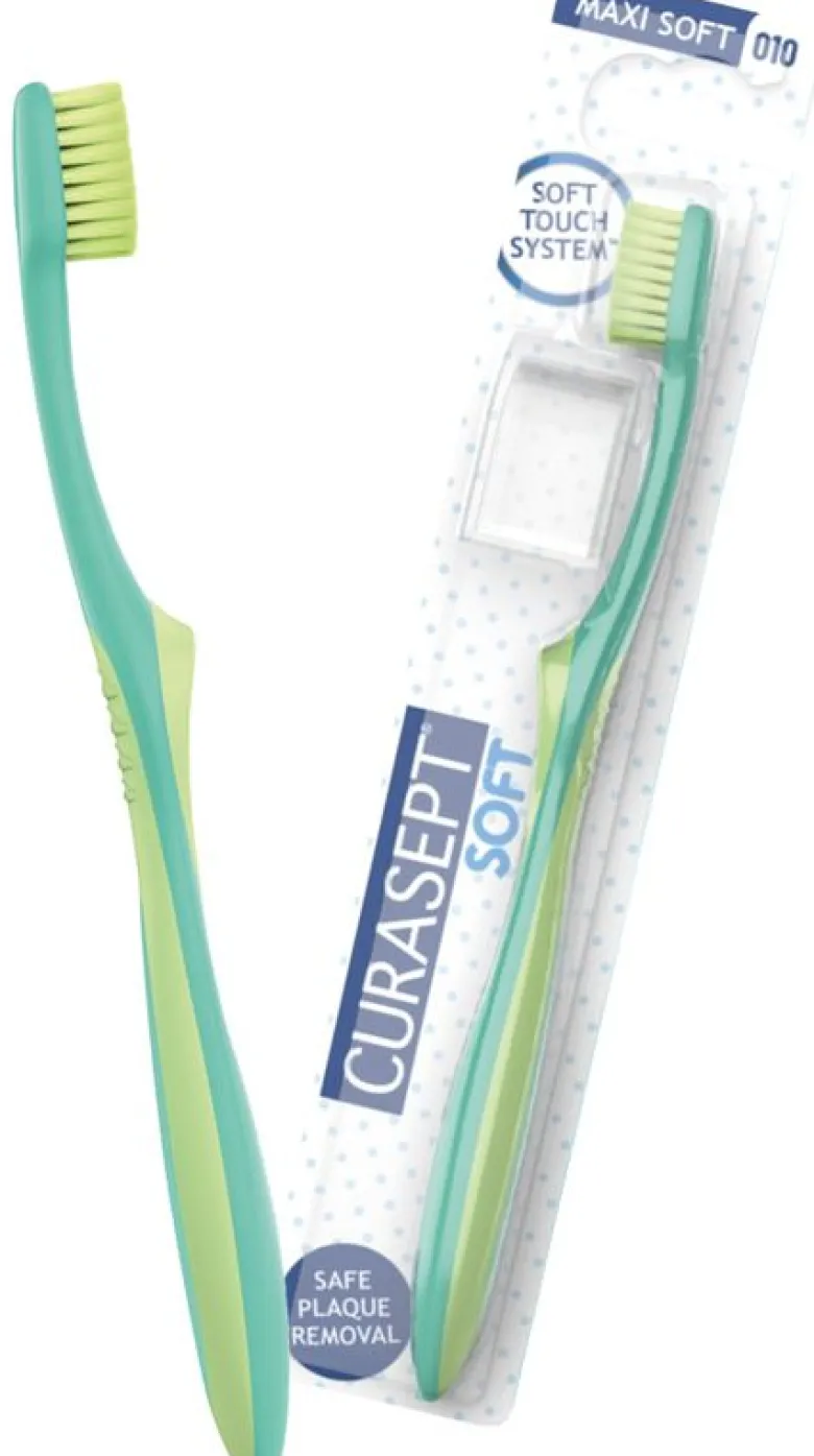 Curasept Soft spazzolino Maxi Soft 010 previene le lesioni gengivali 1 pezzo