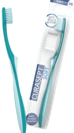 Curasept Soft spazzolino Soft 015 previene le lesioni gengivali 1 pezzo colori assortiti
