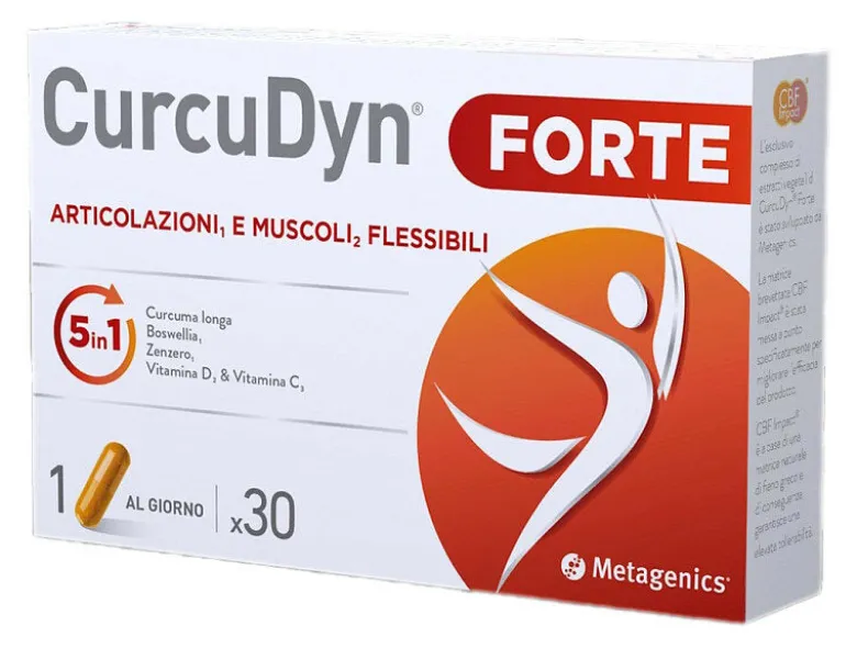 Curcudyn Forte Utile Per La Funzionalità Articolare 30 Capsule