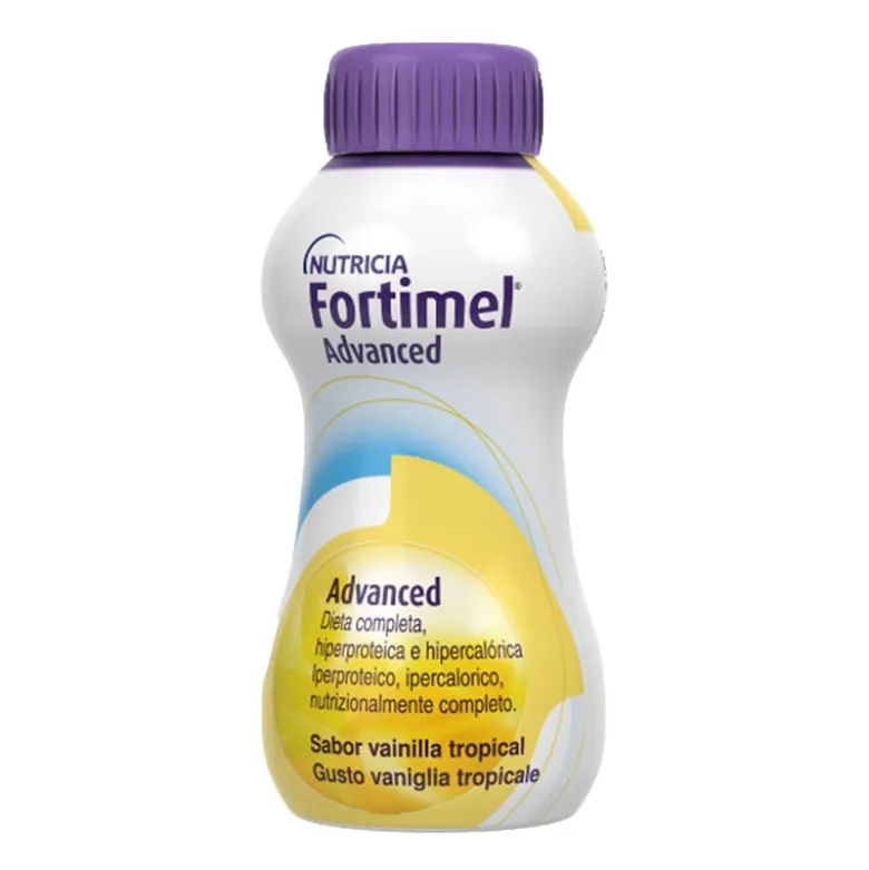 Danone Fortimel Advanced alimento iperproteico 4x200ml gusto vaniglia tropicale