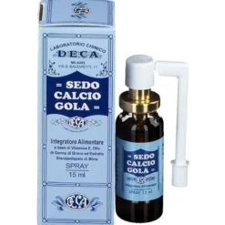 Deca Sedo Calcio Gola Spray favorisce la funzionalità della mucosa 15ml