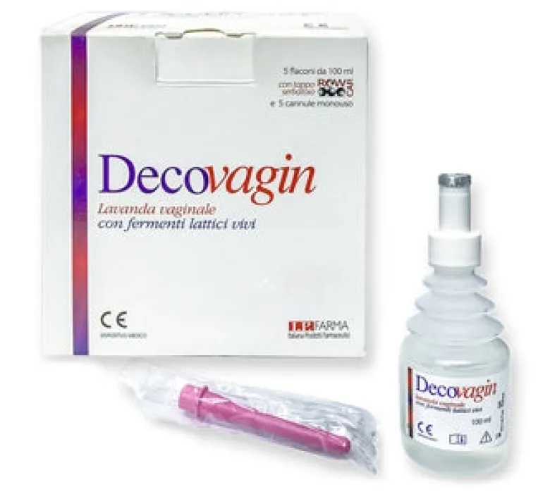 Decovagin 5 Flaconi da 100 ml + 5 Cannule Monouso