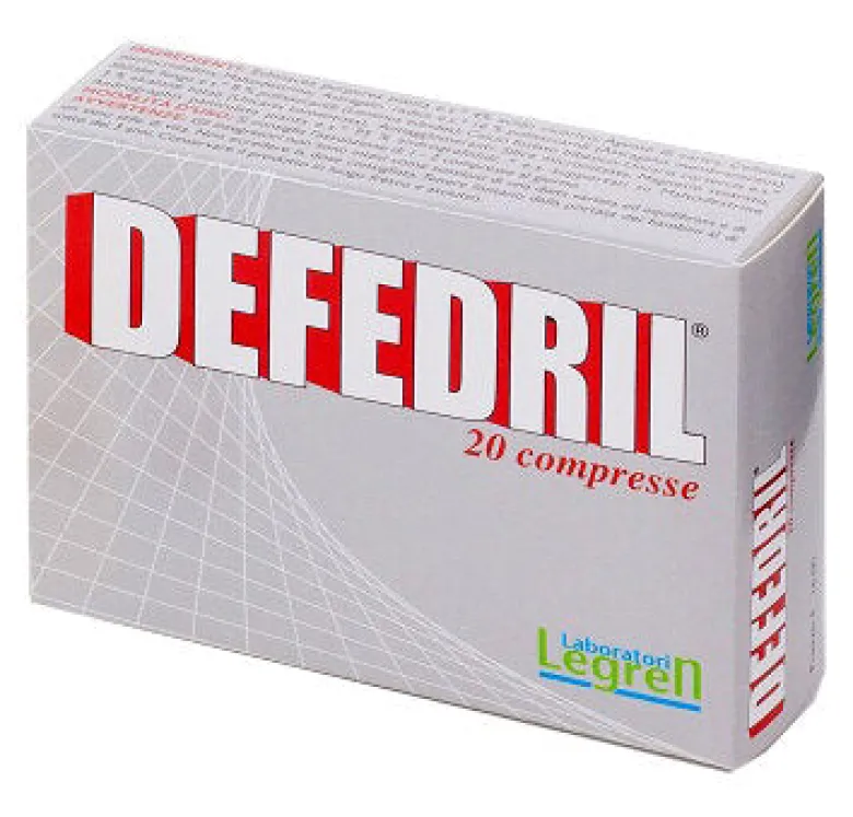 Defedril Blister da 20 compresse.