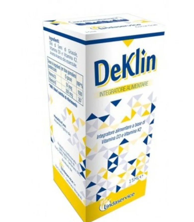 Deklin a base di vitamina D3 e vitamina K2 gocce 15ml